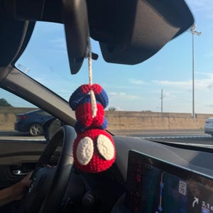 Handmade Hanging Spider-Man (Crocheted Hanging Spider-Man)
