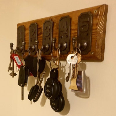 Wooden Key Box, Wall Key Cabinet, Key Holder Box, Key Storage, Key ...