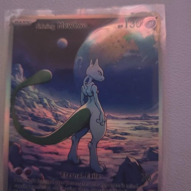 Shining Mewtwo V Ex Gx Vstar Pokemon Custom Card Holographic - Etsy