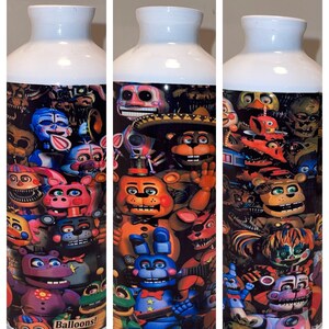 Five Nights At Freddy's 20oz Skinny Tumbler Wrap Png, Five Nights At F –  Drabundlesvg