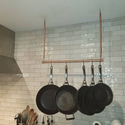 Hanging Copper Clothes Rail, Clothes Rack, Hanging Rail, Copper Rails ...