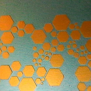 Set di mini stencil in plastica riutilizzabili con motivi misti