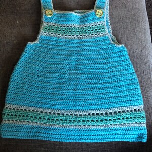 Crochet Pattern Baby Dress / Pinafore Newborn to 36 Months - Etsy