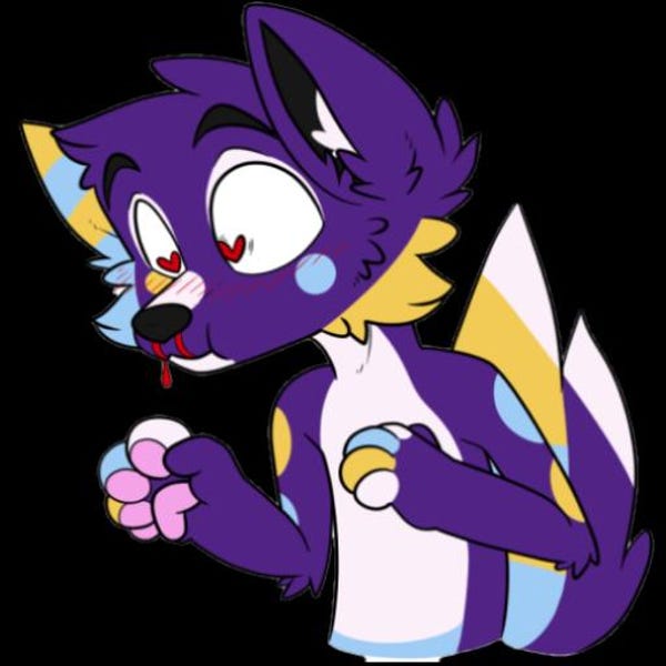 Simping Fursona Digital Sticker Icon YCH - Etsy