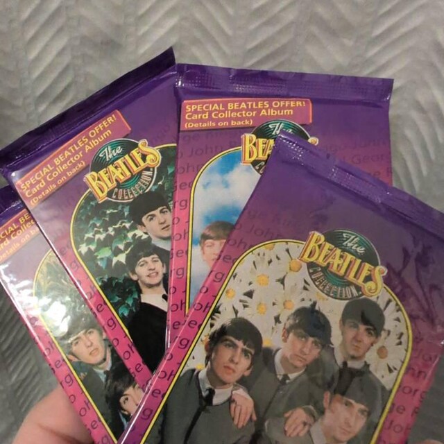 4 Packs of the Beatles Collection Vintage Trading Cards. 10 Cards