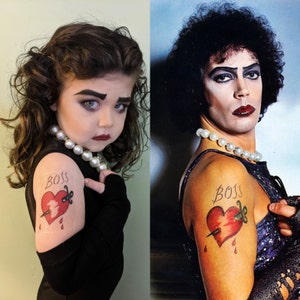 Rocky Horror Frank N Furter BOSS Temporary Tattoo  eBay