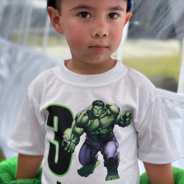 Camisa de cumpleanos de hulk camisa de cumpleanos de hulk de 5 anos raglan de cumpleanos de hulk bebe nino pequeno fiesta de hulk hulk increible increible Etsy Espana
