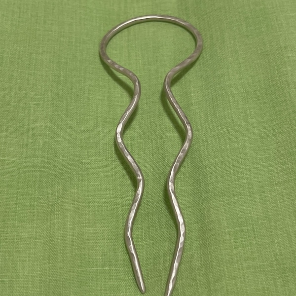 Hridey Gold Tone Silver Hair Pin