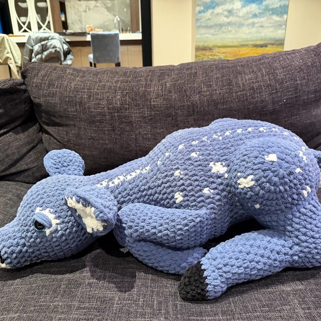 Ostara, the Sleepy Fawn Plushie Crochet Pattern - Etsy