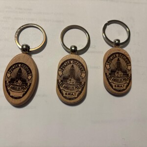 LAPD警官バッジSVG、ロサンゼルス警察バッジ彫刻：レーザーカット