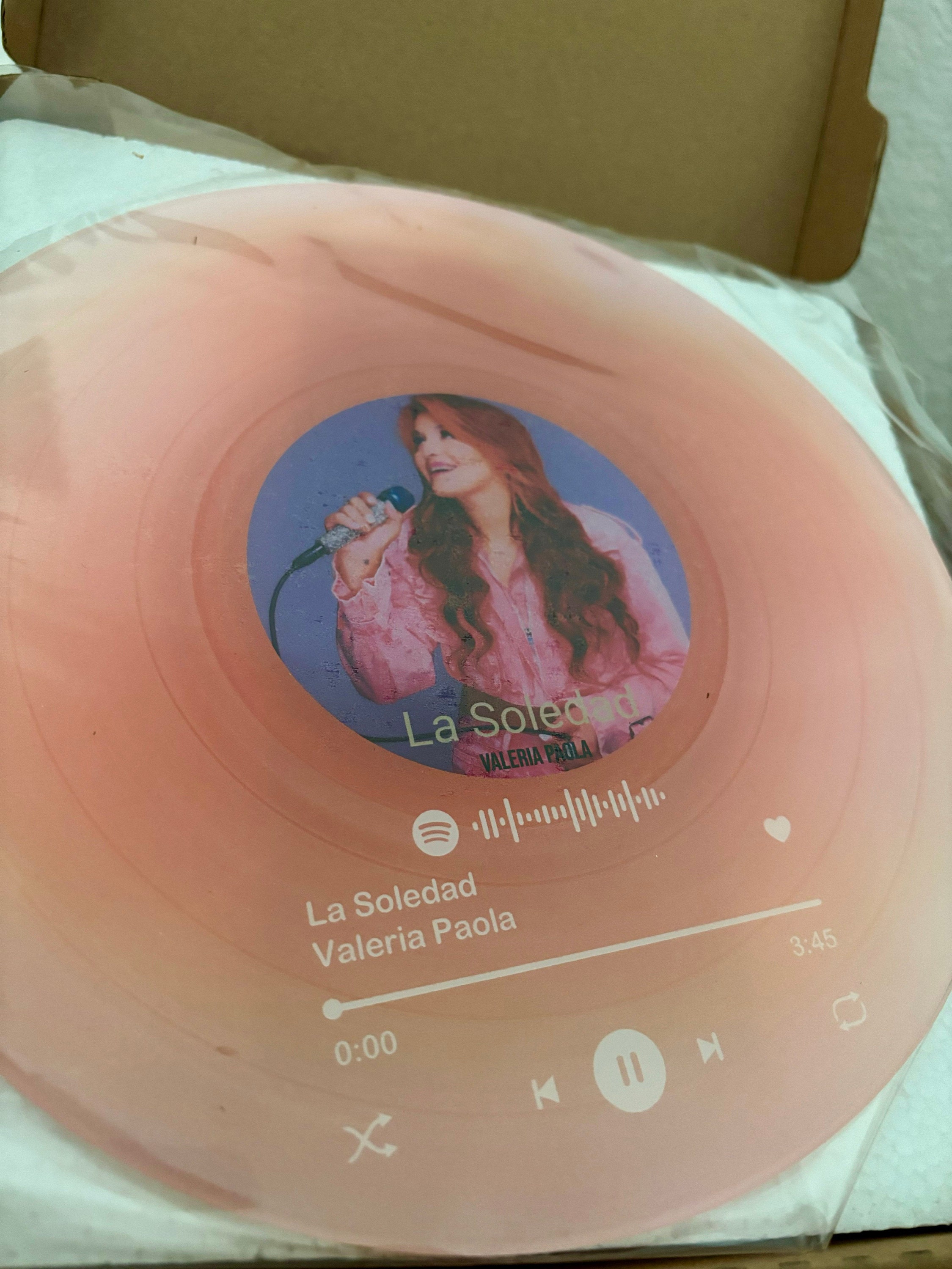 Personalized Vinyl Record with Photo - Birthday Gift for Her Him - Valentines Day Gift - Acrylic Song Plaque - Anniversary Gift for Friends