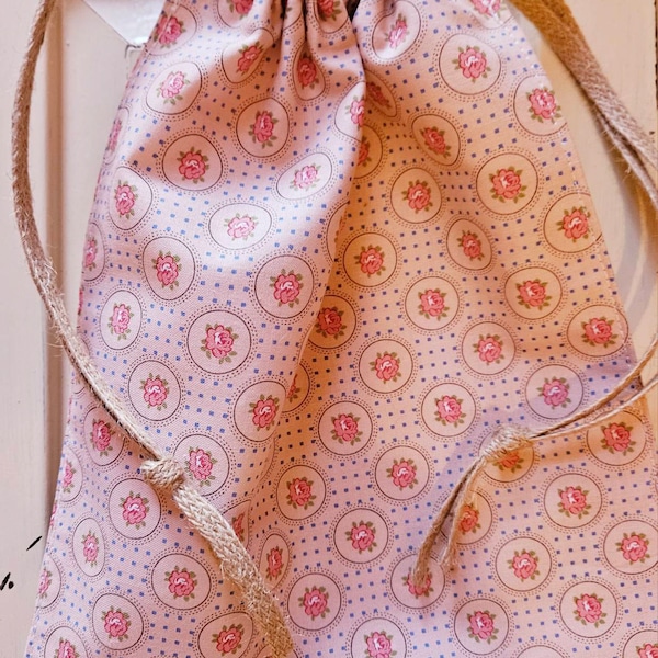 Drawstring Bag Pattern, PDF Sewing Pattern, Reusable Bag Pattern ...