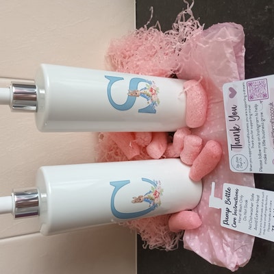 Stickers, Peter Rabbit Alphabet, Pink, Transparent Waterproof Vinyl ...