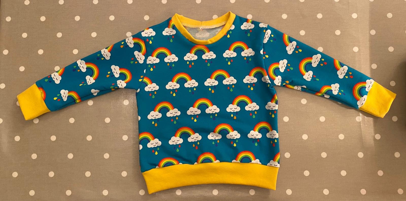 Kids sweatshirt sewing pattern PDF download, sewing patterns todler