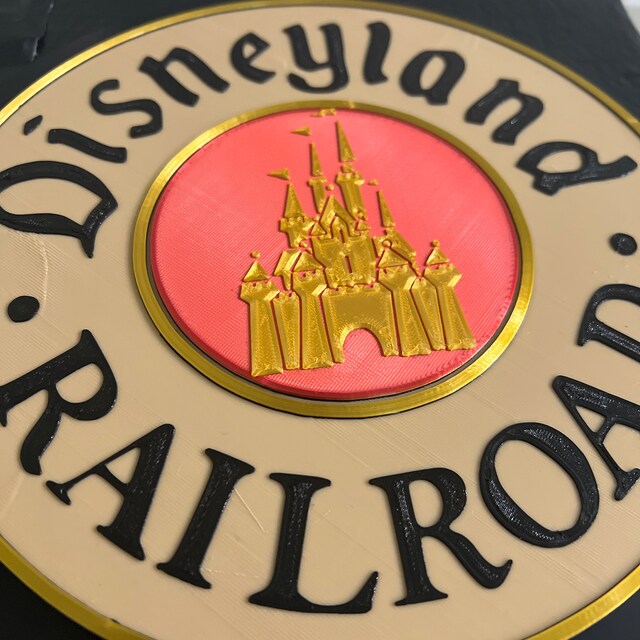 Disneyland Railroad Inspired Sign - Etsy