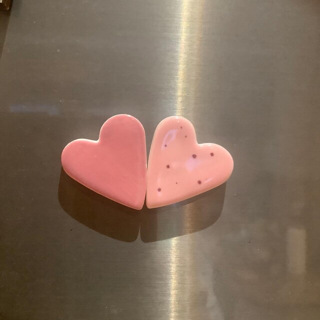 Magnete Frigorifero Cuore Rosa 'Miglior Mamma Del Mondo' - Ceramica, 6,8x6,8 Cm, Framan