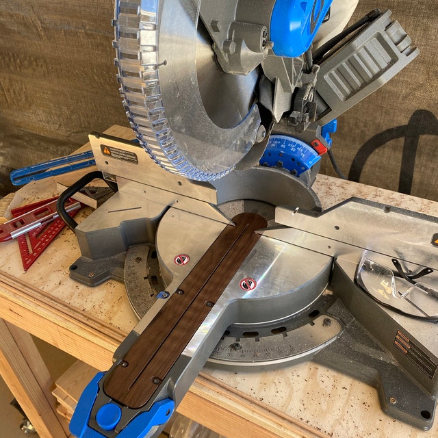 Quick Miter Saw Zero Clearance Plate Solution #shorts 