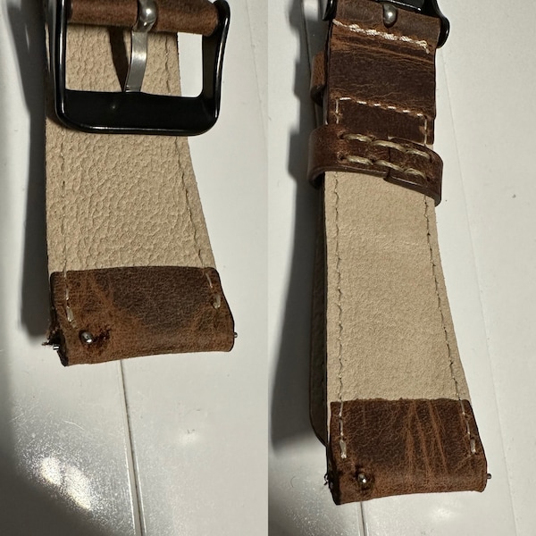 Dark Beige Glazed Apple Watch Band main image 0