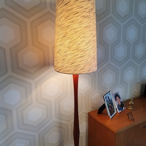 Retro Lampshade Original 70s Wallpaper Geometric Retro | Etsy