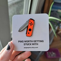 Nintendo Switchblade Pin (the Original) - Etsy Canada