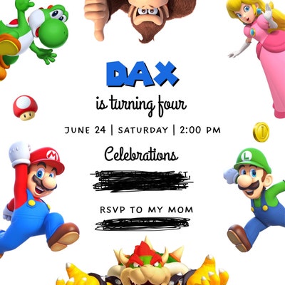 Gamer Truck Party Invitation Editable Video Game Gaming Bus - Etsy