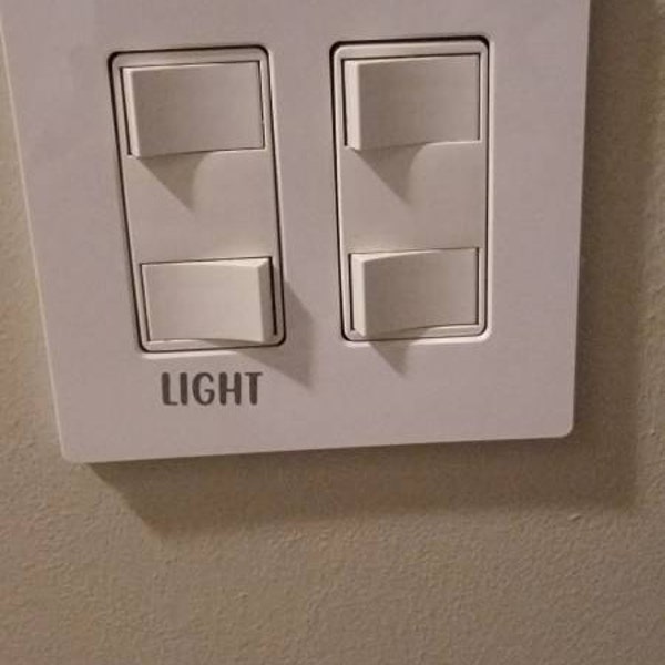 Lightswitch Decals | Switch Plate Decals - Etsy