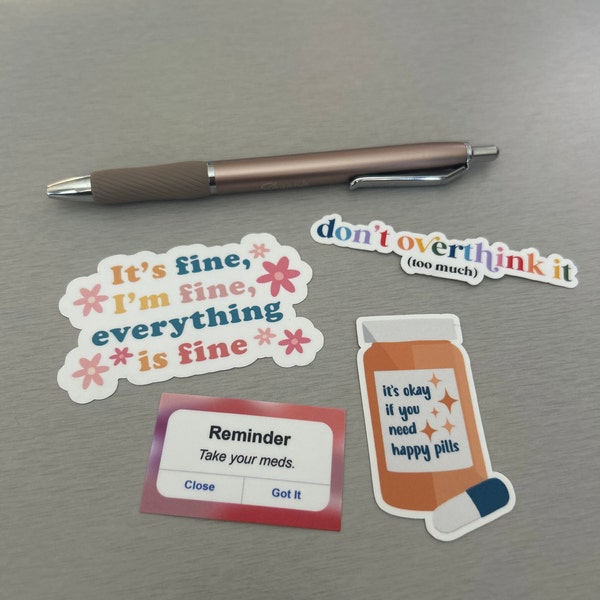 PICK YOUR OWN Stickers | Mental Health Sticker Pack | Custom Sticker ...