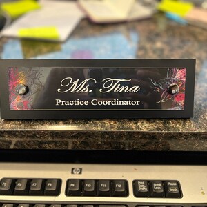 Custom Office Name Platemodern Design Gold Acrylicfor Boss - Etsy