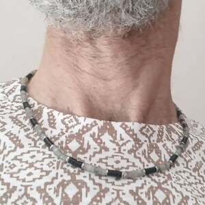Collier Perles Labradorite Heishi - Pierres Naturelles, Neuf Avec étiquettes