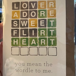 PRINTABLE Wordle Greeting Card,digital Download Valentines Day Card ...