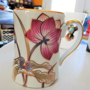 Fitz and Floyd Cloisonne LOTUS Tea Coffee Cup # 178 Fitz and Floyd Cloisonne LOTUS Tea Coffee Cup # 178