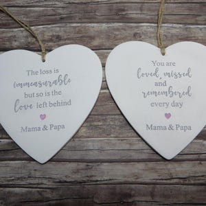 Cuore In Vetro Rosso Commemorativo Cardinale 7,6 Cm | Regalo Di Condoglianze Con Poesia | Fatto A Mano USA