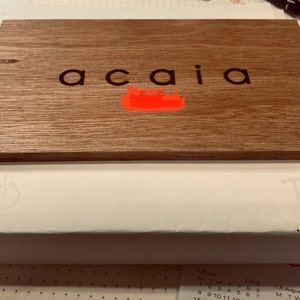 Acaia Pyxis, Lunar & Pearl Scale Wood Scale Mat Cover 