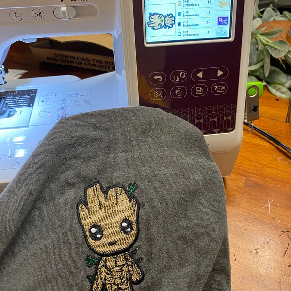 GROOT EMBROIDERY DESIGN, I'm Groot Machine Embroidery Pattern ...