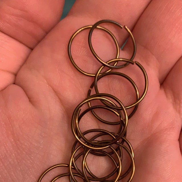 Beaded hair rings braid accessories hair hoop rings for Etsy