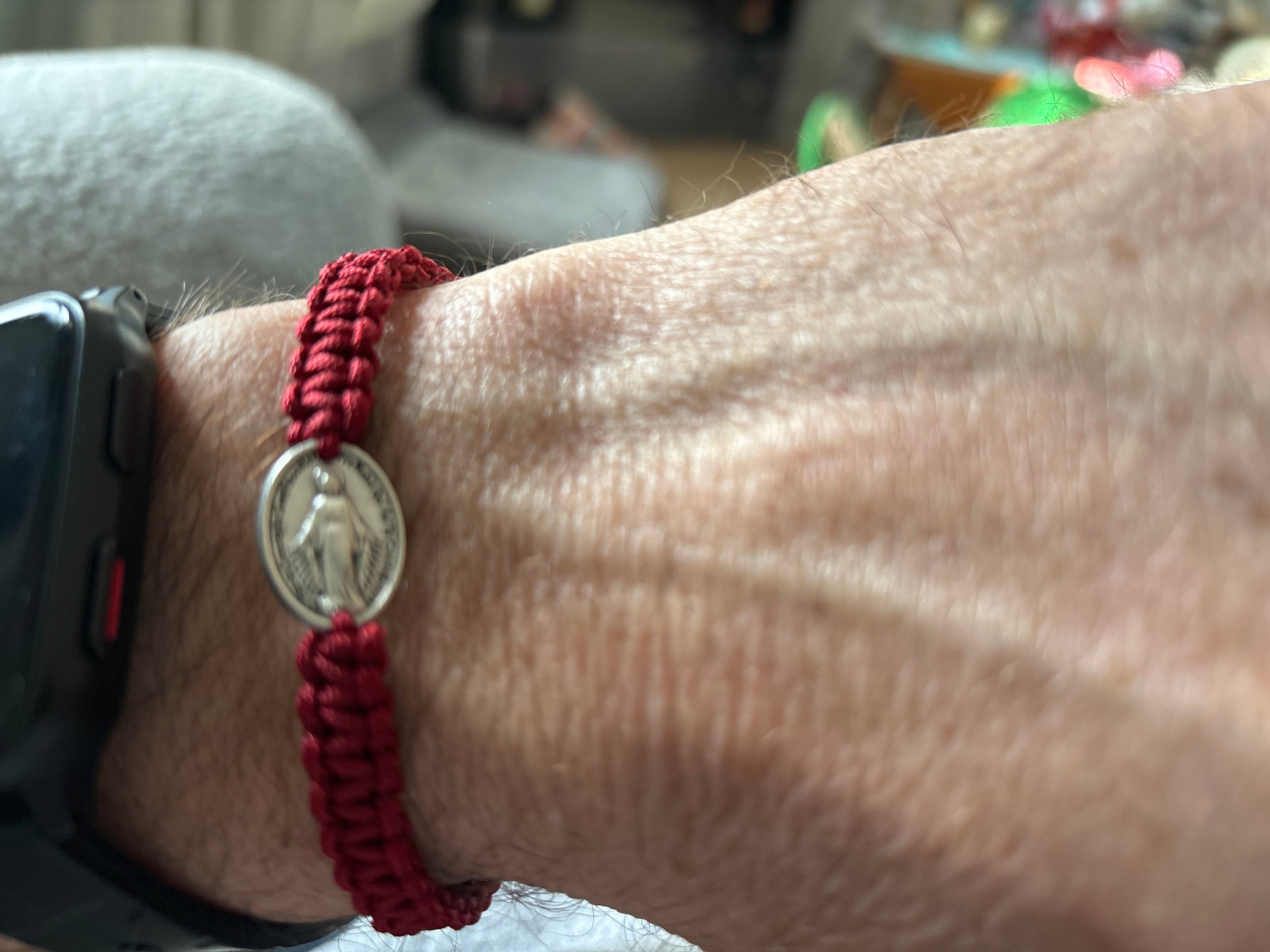 Miraculous medal bracelet for men women or kids, catholic jewelry, protection bracelet, christian gift, Virgin Mary bracelet, St Mary charm