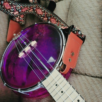 Sangle Guitare Vaguelly Banjo Strap Vintage Flower Pattern Banjo Belt Sangle Guitare électrique - 6