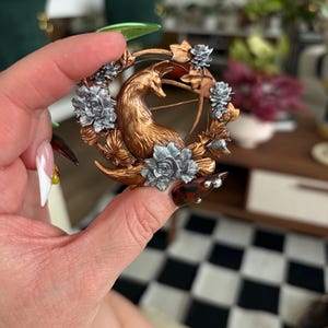 サイレントヒル ヒナコ・フォックス エナメルブローチ レプリカピン