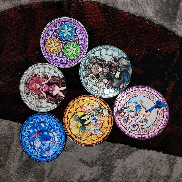 キングダム ハーツ コースター：ステンドグラス アクリル ゲーマー