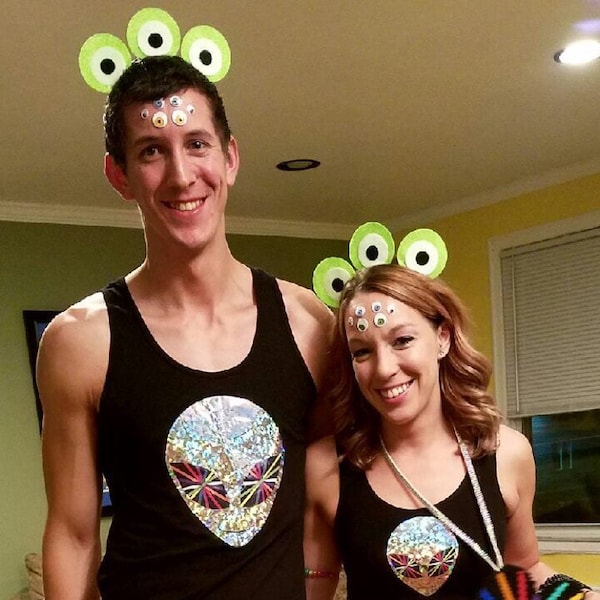 Alien Eyes Headbands Monster Birthday Party Favors Supplies Invitation ...
