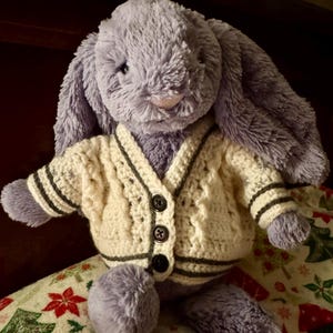 Handmade Crochet 'folklore' Inspired Cardigan, Made to Order to