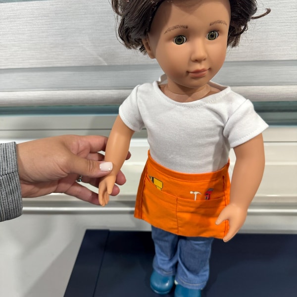Overalls Girl Bobblehead - Farm Country Style Figurine main image 1