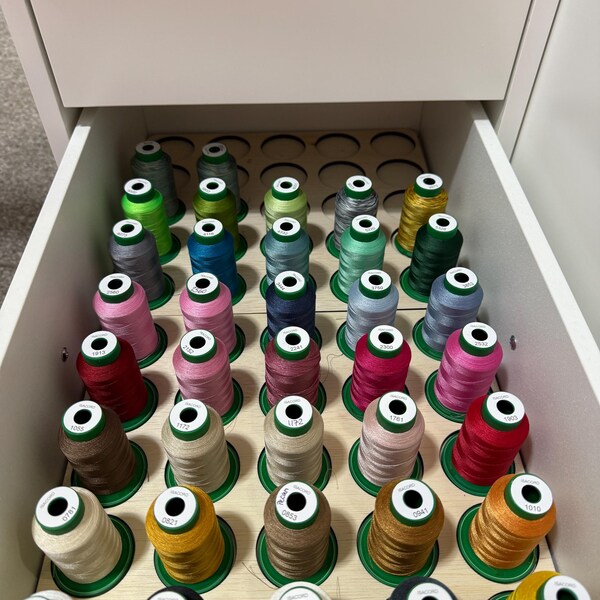 Isacord Spool Stickers | Embroidery Thread | Spool Sticker | Easy-to ...