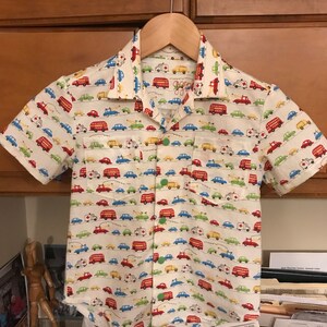 Boy's Hawaiian Shirt Sewing Pattern for Kids 2-14 Years. THOMAS SHIRT ...