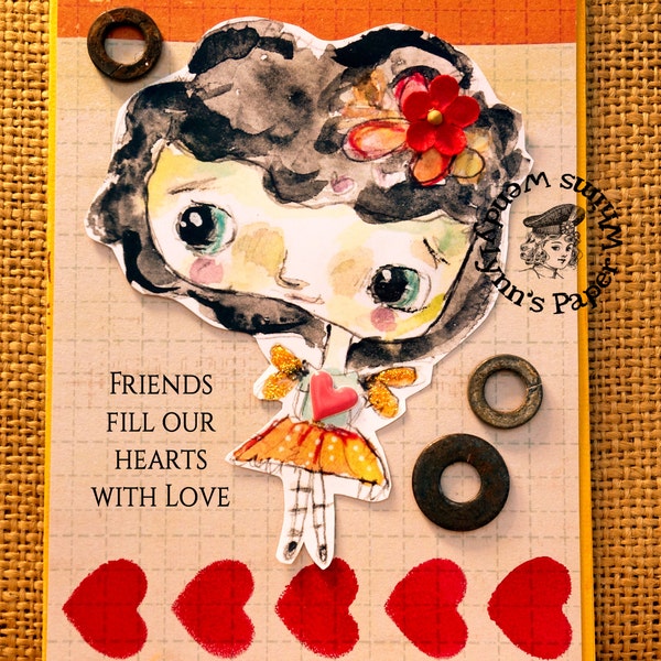 Love is in the Air- Digital Image for Papercraft, a Printable Image ...
