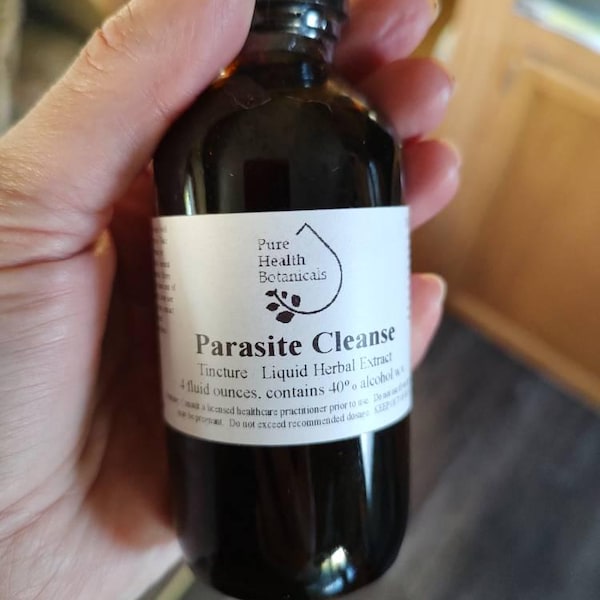 Parasite Extractor Parasite Cleanse Tincture/extract-wormwood,black Walnut Hull, Clove ...