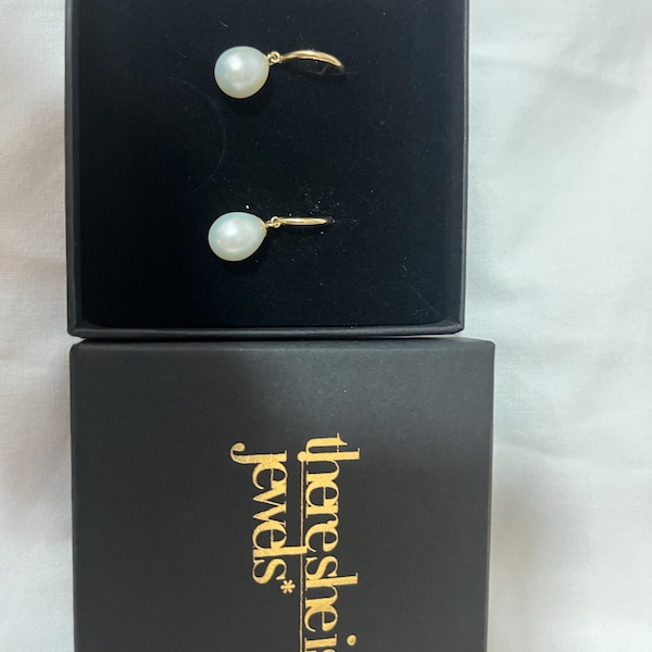 Petite Drop Stud Earrings Gold - Golden Shadow main image 1