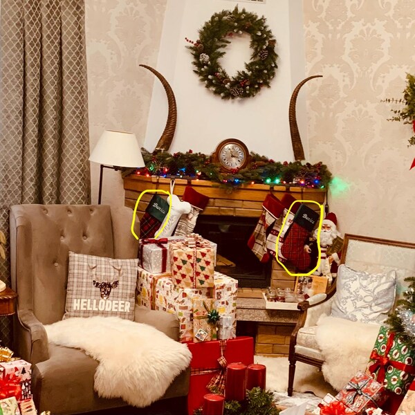 Embroidered Festive Tree Table Runner