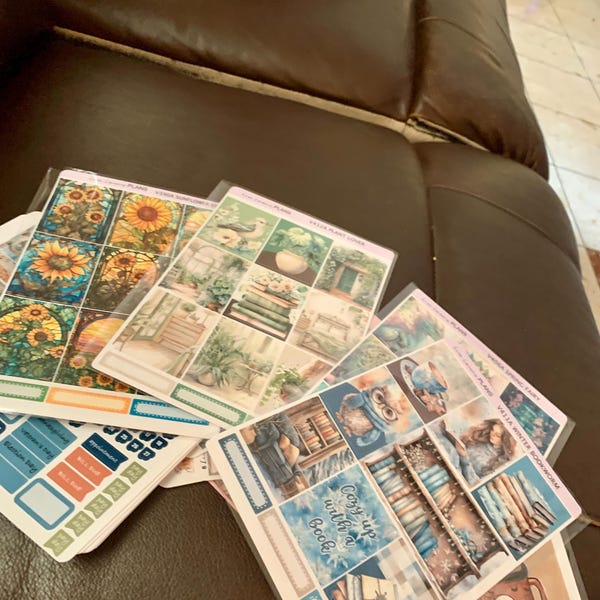 SPRING FAIRY Weekly Planner Sticker Kit | Vertical Planner | Vertical ...