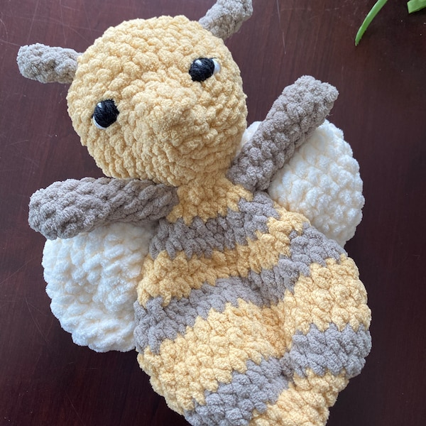 Benji the Bee Crochet Pattern, Crochet Snuggler - Etsy